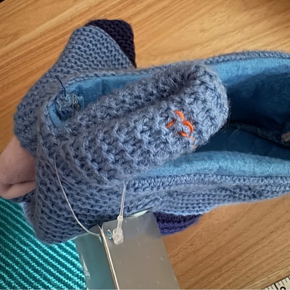 NEW STITCH Knit Christmas Holiday Stocking Blue Disney - Picture 12 of 13